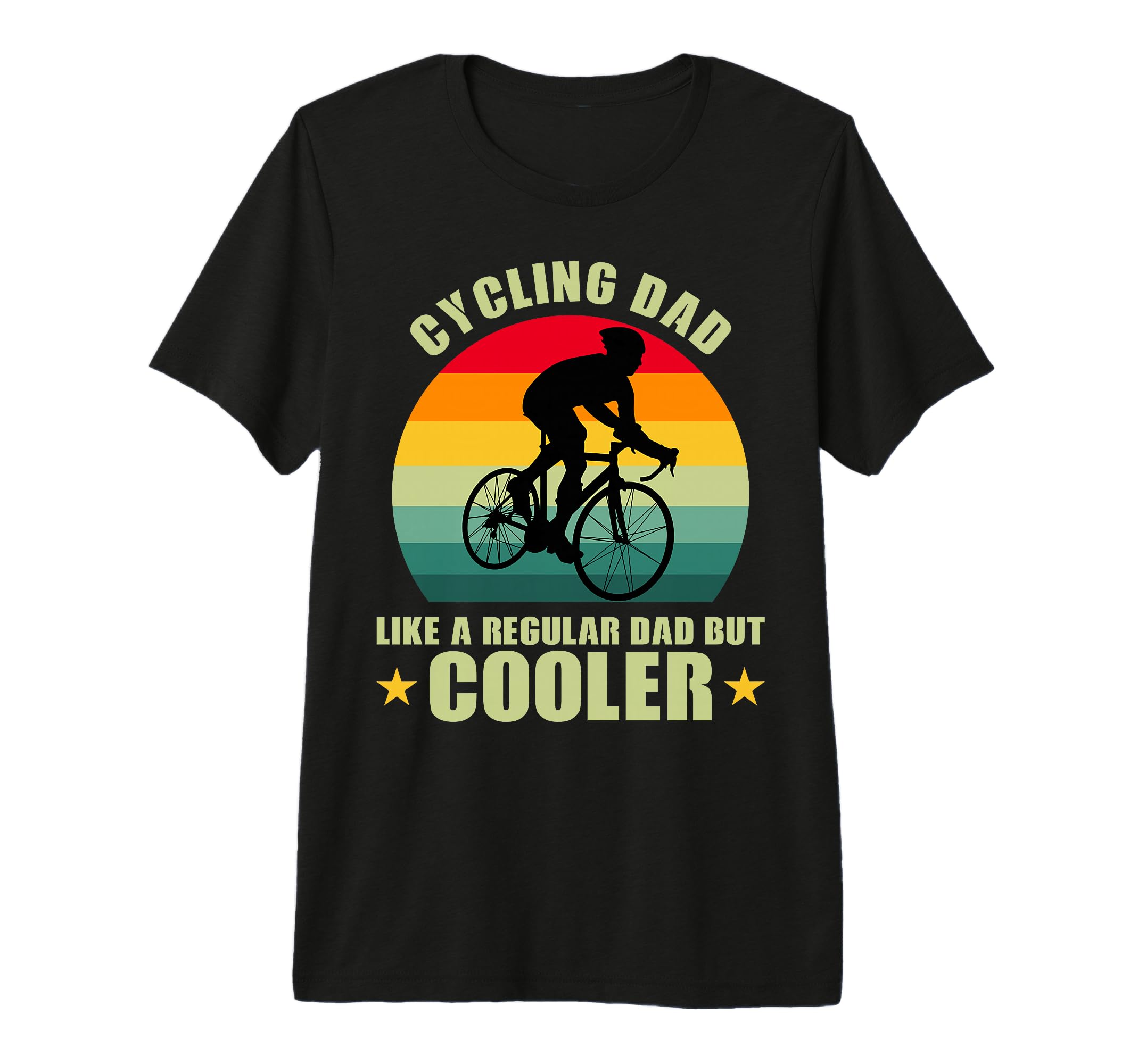 Funny Cycling Dad Dad Bike Race Rider T-Shirt - Trendy Graphic for Adults - T-Shirt, Sweatshirt, Hoodie