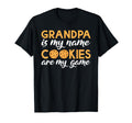 Grandpa Is My Name Cookies Are My Game T-Shirt - Custom Art Print Unisex - T-Shirt, Sweatshirt, Hoodie