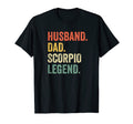 Mens Husband Dad Scorpio Legend Funny T-Shirt - Streetwear Style Unisex - T-Shirt, Sweatshirt, Hoodie