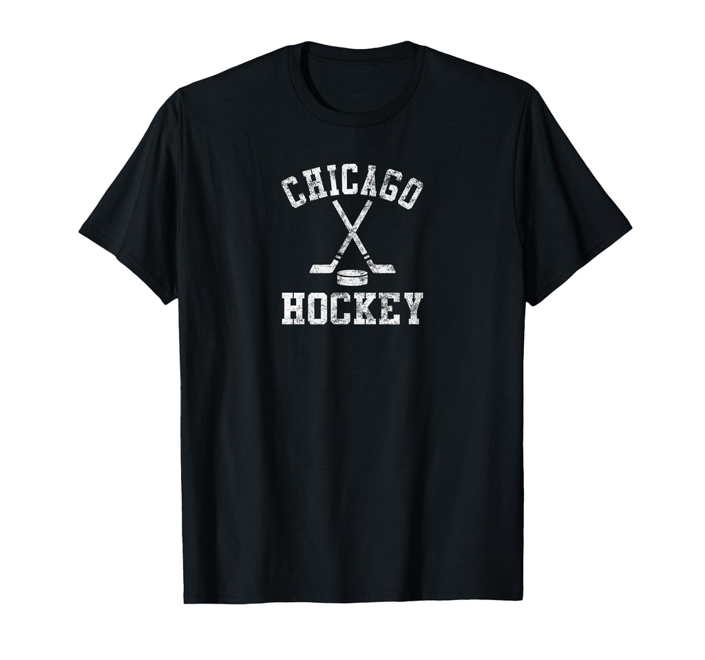 Chicago Hockey T-Shirt - Unique Graphic Unisex - T-Shirt, Sweatshirt, Hoodie