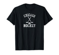 Chicago Hockey T-Shirt - Unique Graphic Unisex - T-Shirt, Sweatshirt, Hoodie