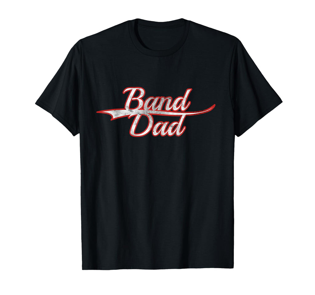 Band Dad Musician Proud Parent School T-Shirt - Minimalist Print Unisex - T-Shirt, Sweatshirt, Hoodie