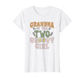 Grandma Second Birthday Two Groovy T-Shirt - Minimalist Print for Adults - T-Shirt, Sweatshirt, Hoodie