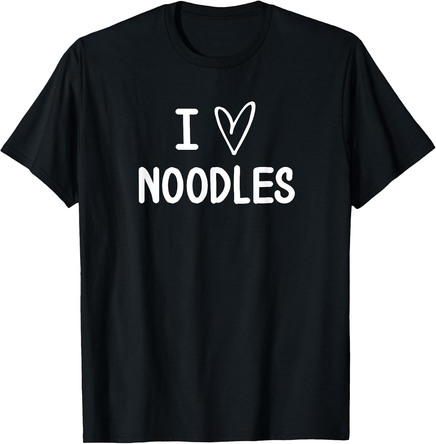 Funny, I Love Noodles, Joke Sarcastic Family - Adult & Kids T-Shirts, Sweatshirts & Hoodies apparel design preview 1