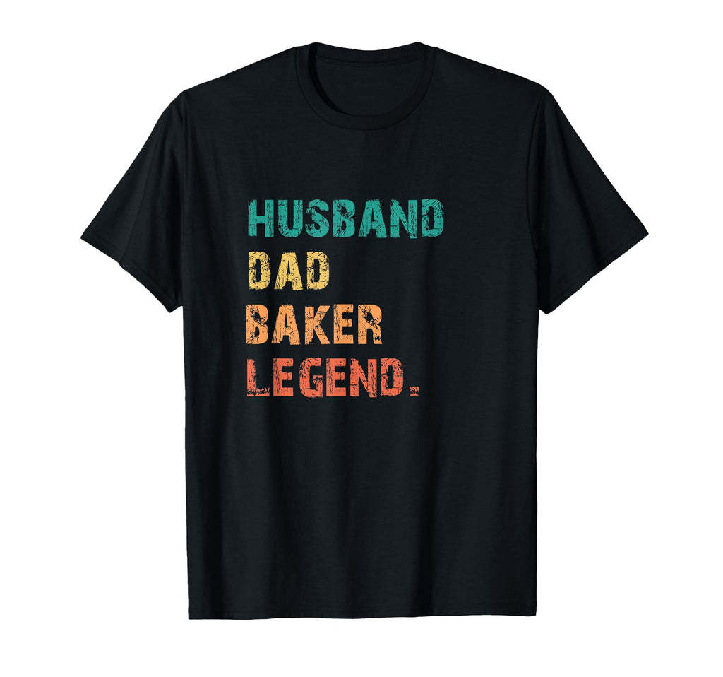 Husband Dad Baker Legend Best Papa T-Shirt - Trendy Graphic for Adults - T-Shirt, Sweatshirt, Hoodie