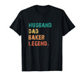 Husband Dad Baker Legend Best Papa T-Shirt - Trendy Graphic for Adults - T-Shirt, Sweatshirt, Hoodie