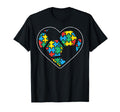 Puzzle Soccer Ball Heart Sport Autism T-Shirt - Streetwear Style Unisex - T-Shirt, Sweatshirt, Hoodie
