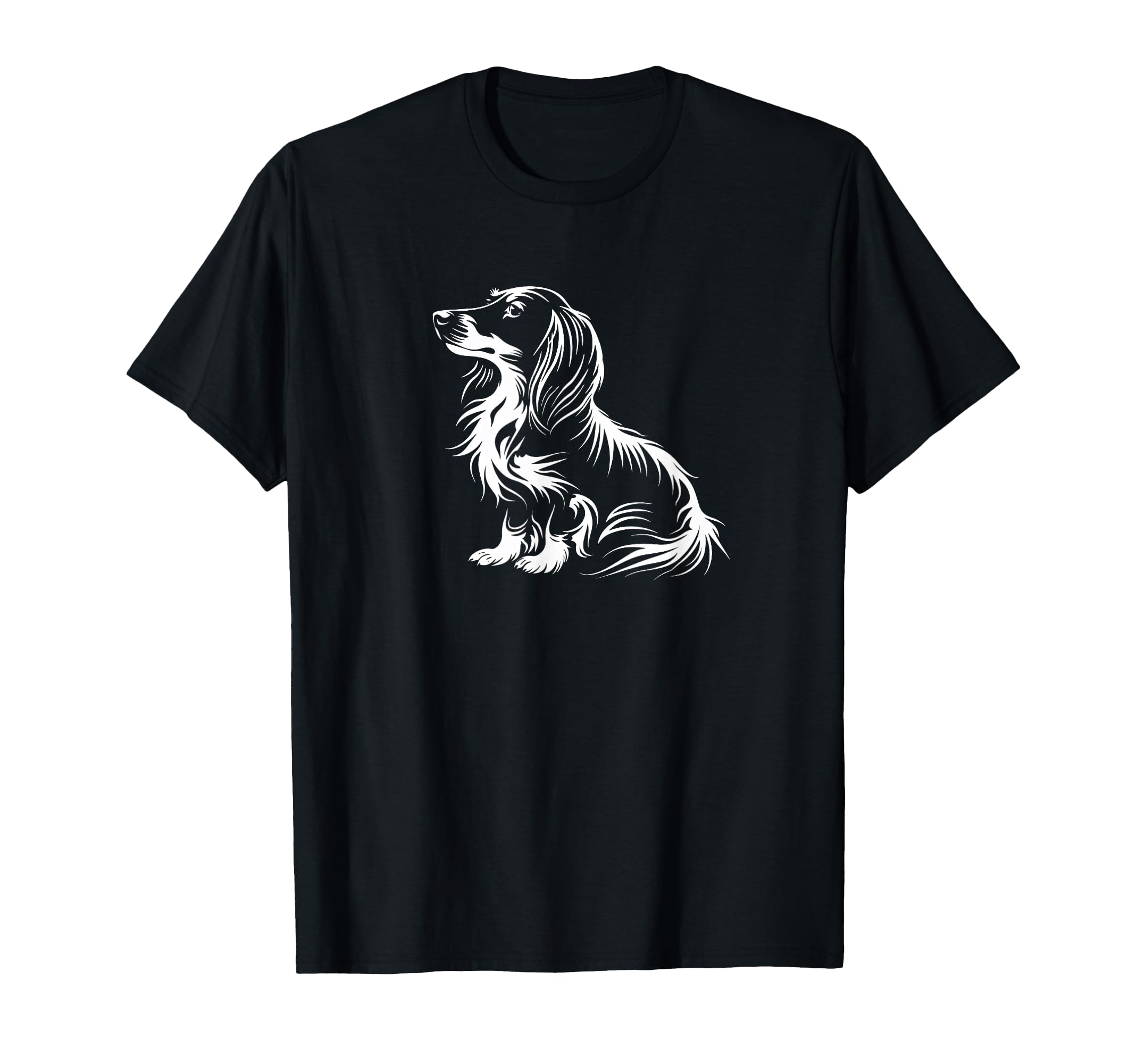 Mens Womens Funny Logo Long Haired T-Shirt - Aesthetic Graphic for Adults - T-Shirt, Sweatshirt, Hoodie