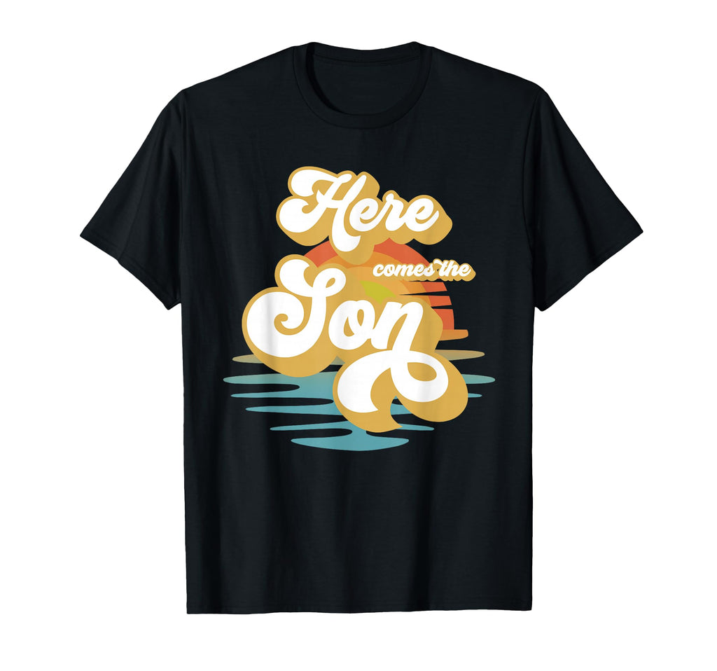 Here Comes Son Shower Family Matching T-Shirt - Custom Art Print Unisex - T-Shirt, Sweatshirt, Hoodie