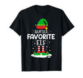 Santas Favorite Elf Family Matching T-Shirt - Trendy Graphic Men Women - T-Shirt, Sweatshirt, Hoodie