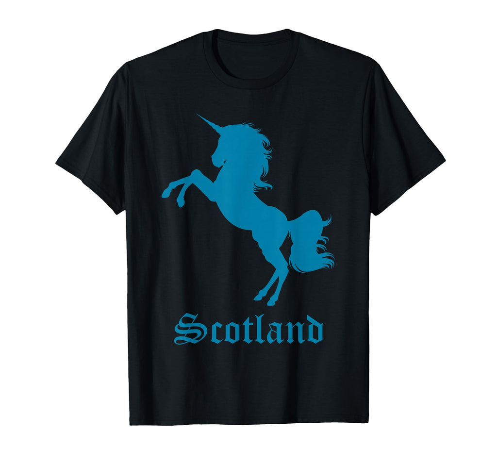 Scotland Unicorn Silhouette National T-Shirt - Minimalist Print for Adults - T-Shirt, Sweatshirt, Hoodie