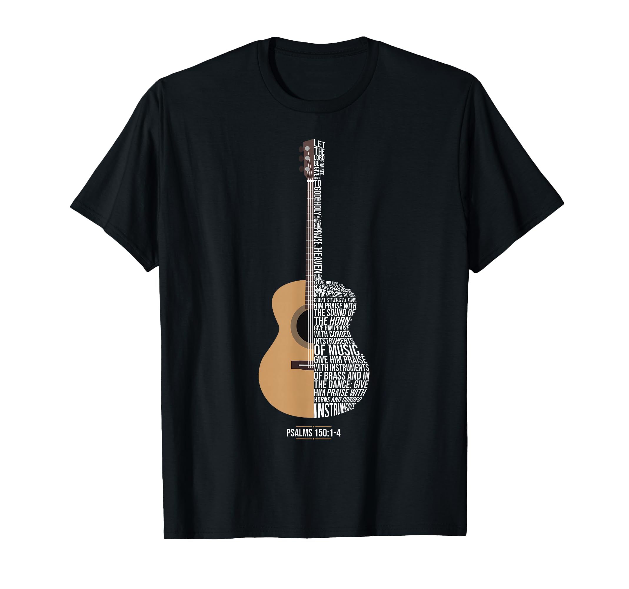 Praise Him Strings Psalm 150 T-Shirt - Streetwear Style for Adults - T-Shirt, Sweatshirt, Hoodie