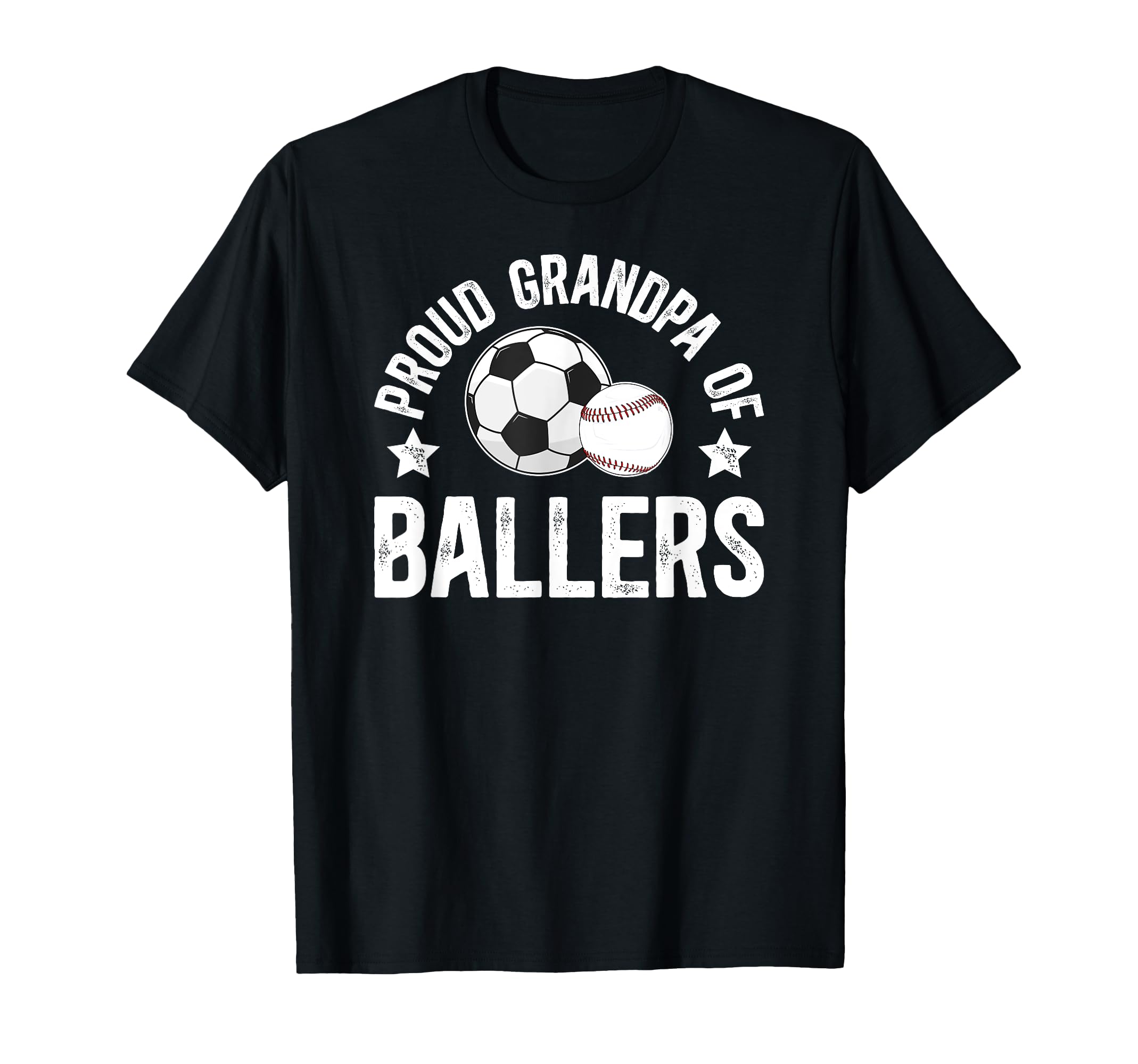 Proud Grandpa Ballers Baseball T-Shirt - Casual Everyday Wear Unisex - T-Shirt, Sweatshirt, Hoodie