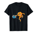 Orange Handball Soccer Attack Cartoon T-Shirt - Graphic Print Unisex - T-Shirt, Sweatshirt, Hoodie