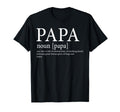 Papa Definition Grandpa Funny Fathers Day T-Shirt - Minimalist Print Unisex - T-Shirt, Sweatshirt, Hoodie