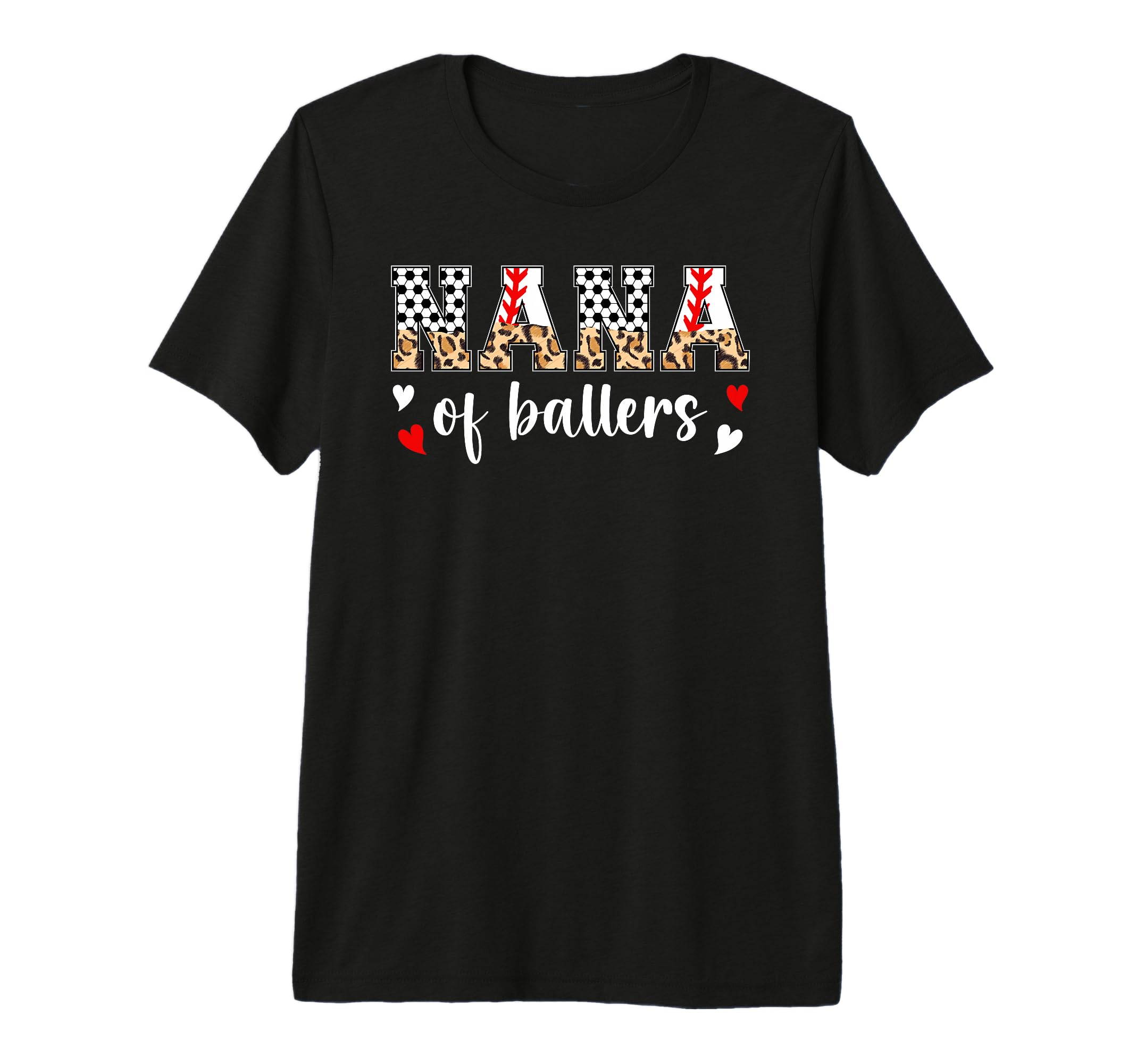 Nana Ballers Baseball Soccer Nana T-Shirt - Custom Art Print for Adults - T-Shirt, Sweatshirt, Hoodie