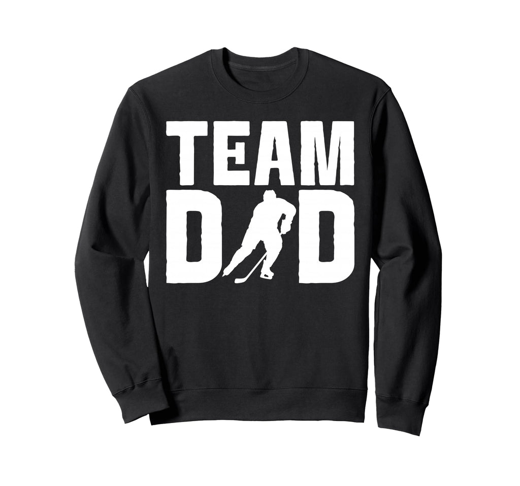 Hockey Dad Proud Game Day Sports Sweatshirt - Minimalist Print Unisex - T-Shirt, Sweatshirt, Hoodie