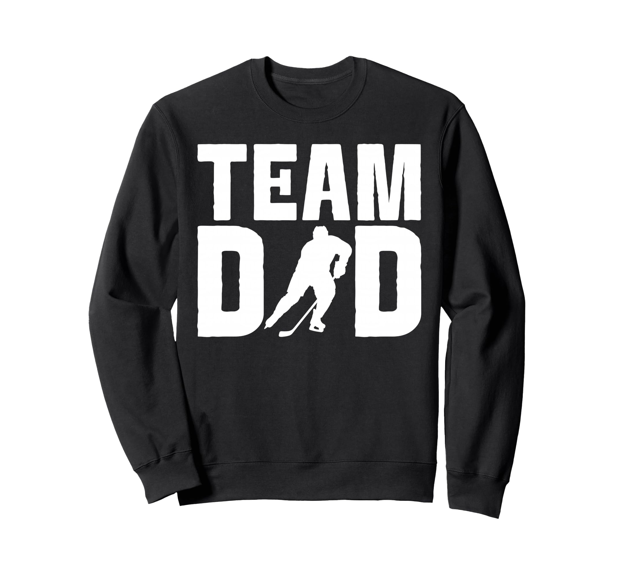 Hockey Dad Proud Game Day Sports Sweatshirt - Minimalist Print Unisex - T-Shirt, Sweatshirt, Hoodie