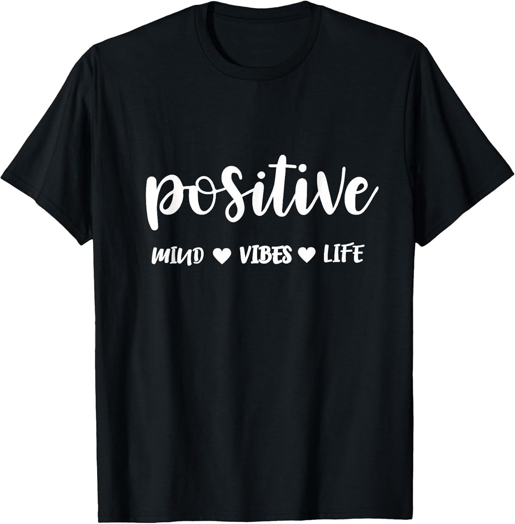 Positive Mind Vibes Life Motivational - Adult & Kids T-Shirts, Sweatshirts & Hoodies apparel design preview 1
