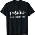 Positive Mind Vibes Life Motivational - Adult & Kids T-Shirts, Sweatshirts & Hoodies apparel design preview 1