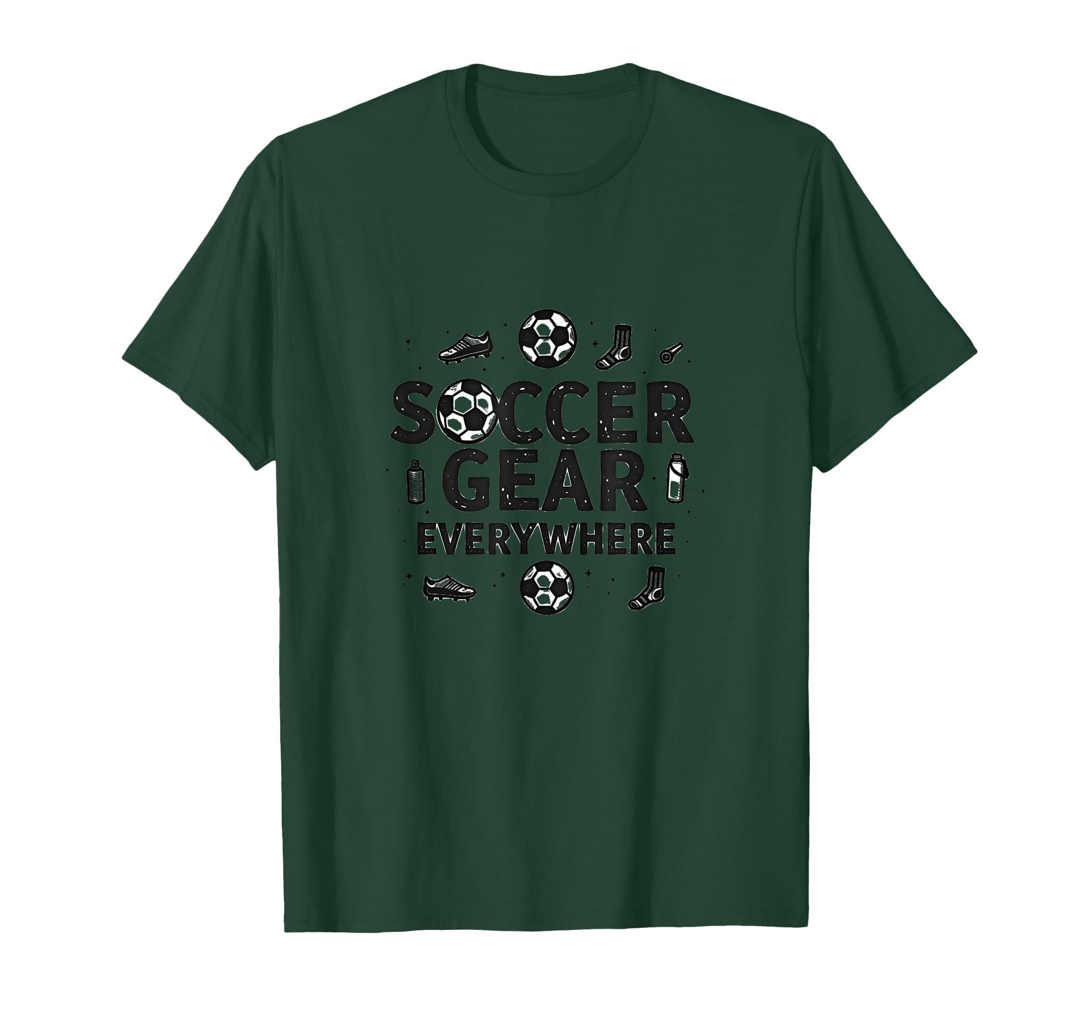 Soccer Gear Everywhere Mom Life T-Shirt - Trendy Graphic Unisex - T-Shirt, Sweatshirt, Hoodie