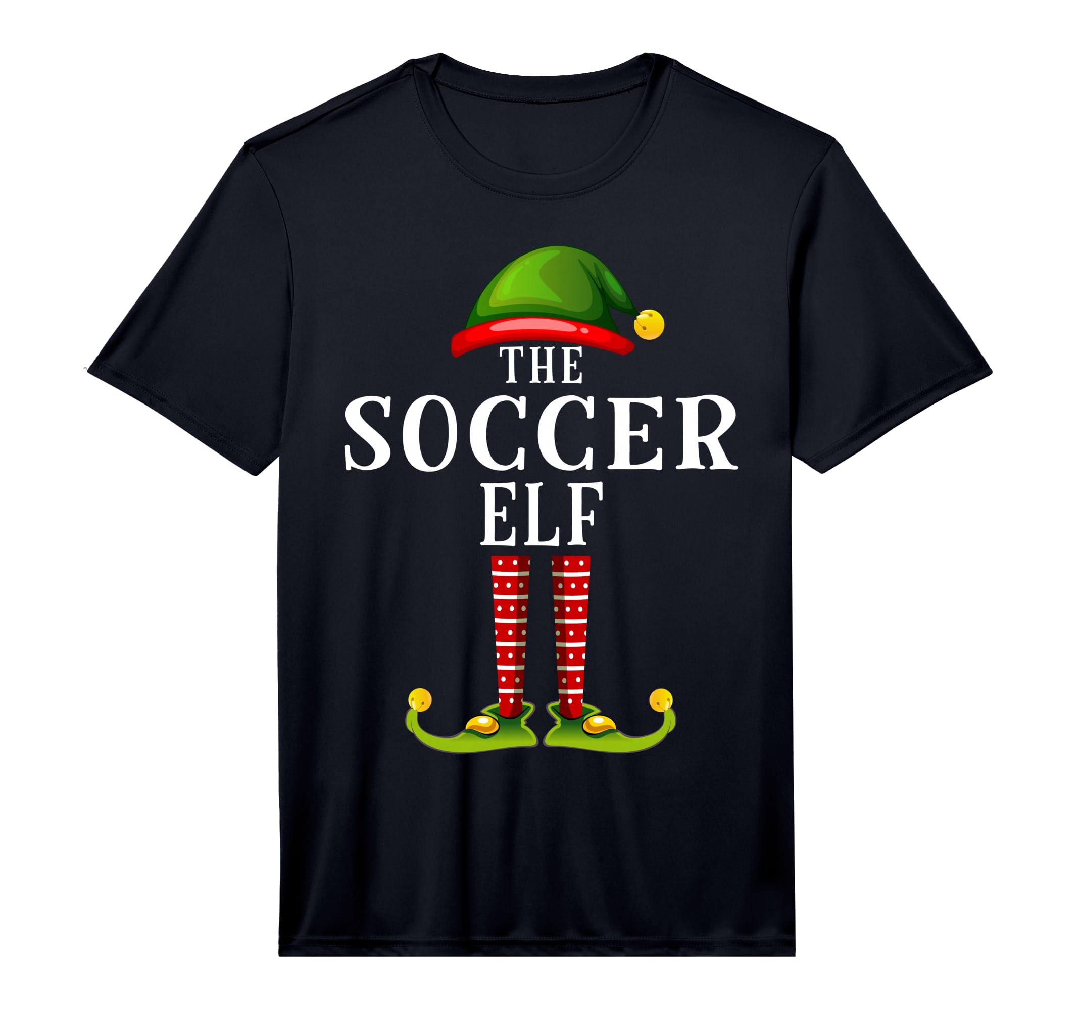 Mens Soccer Elf Matching Family Group T-Shirt - Trendy Graphic Men Women - T-Shirt, Sweatshirt, Hoodie