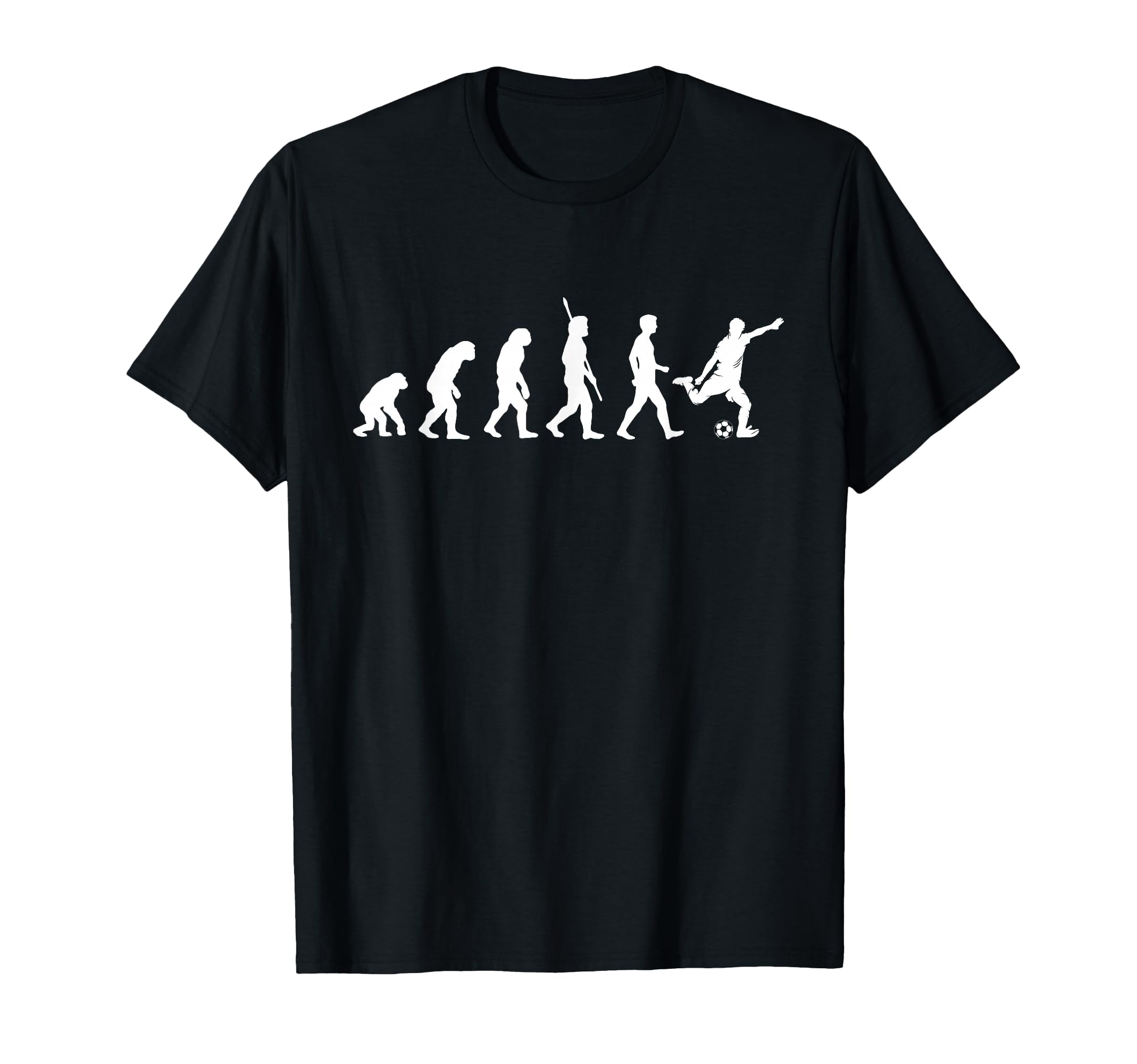 Evolution Soccer Lover Soccer Player T-Shirt - Fun Novelty Design Men Women - T-Shirt, Sweatshirt, Hoodie