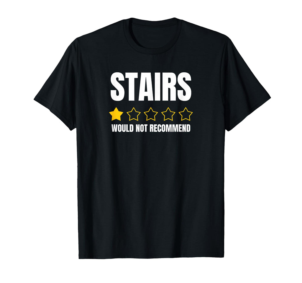 Funny Stairs Review Funny Injured T-Shirt - Aesthetic Graphic Unisex - T-Shirt, Sweatshirt, Hoodie