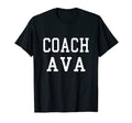 Coach Ava Custom Football Soccer T-Shirt - Fun Novelty Design Unisex - T-Shirt, Sweatshirt, Hoodie