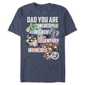 Marvel Big Tall Avenger Dad Mens Tops T-Shirt - Trendy Graphic Unisex - T-Shirt, Sweatshirt, Hoodie
