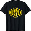 Stay Humble Hustle Hard Inspirational Bold Yellow - Adult & Kids T-Shirts, Sweatshirts & Hoodies apparel design preview 1