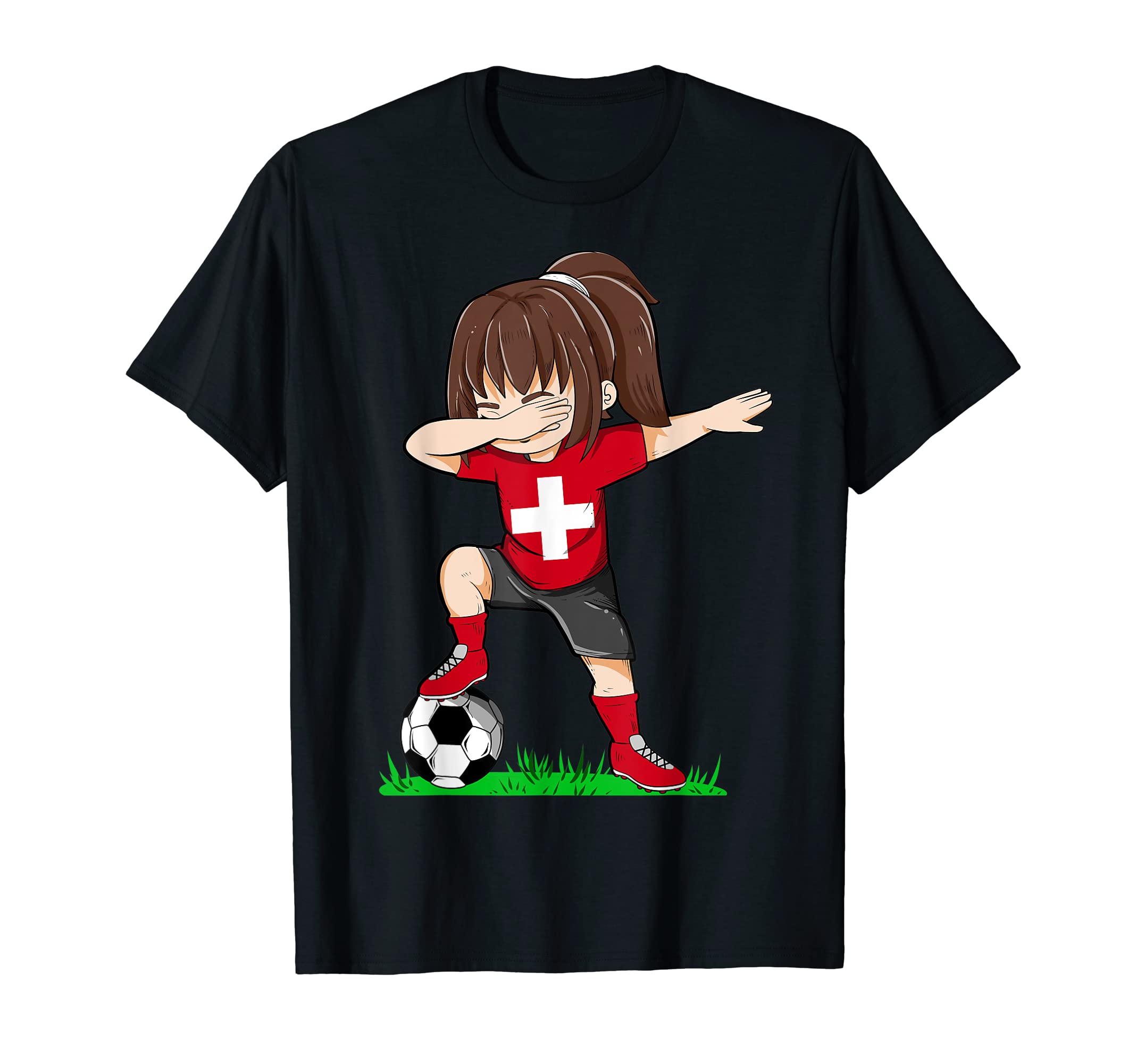 Soccer Switzerland Jersey Swiss Flag T-Shirt - Minimalist Print for Adults - T-Shirt, Sweatshirt, Hoodie