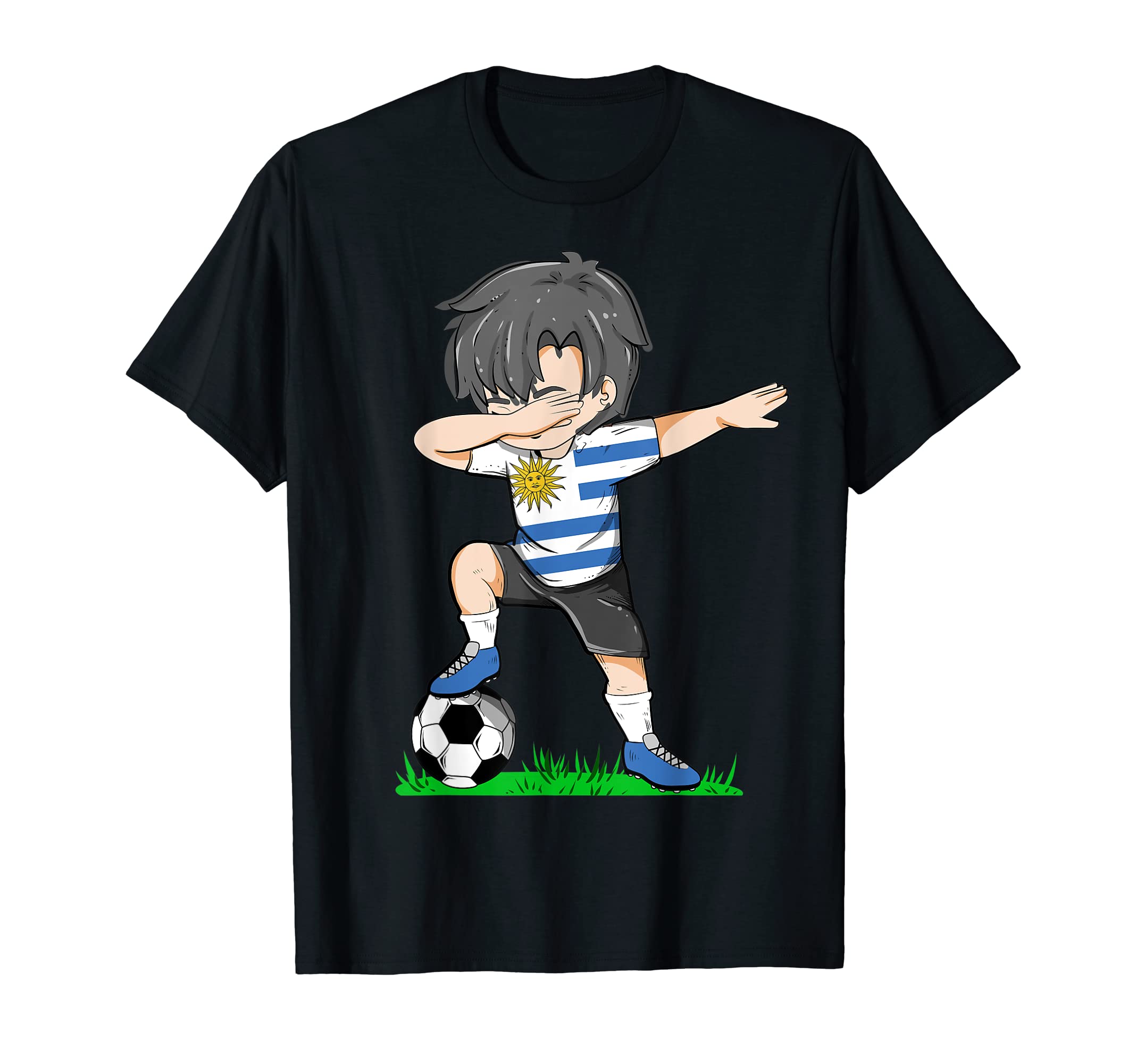Soccer Uruguay Jersey Uruguay Flag T-Shirt - Novelty Apparel for Adults - T-Shirt, Sweatshirt, Hoodie