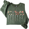 Custom Grandma Mom Gardens Birth Month Flower For - Adult & Kids T-Shirts, Sweatshirts & Hoodies apparel design preview 1