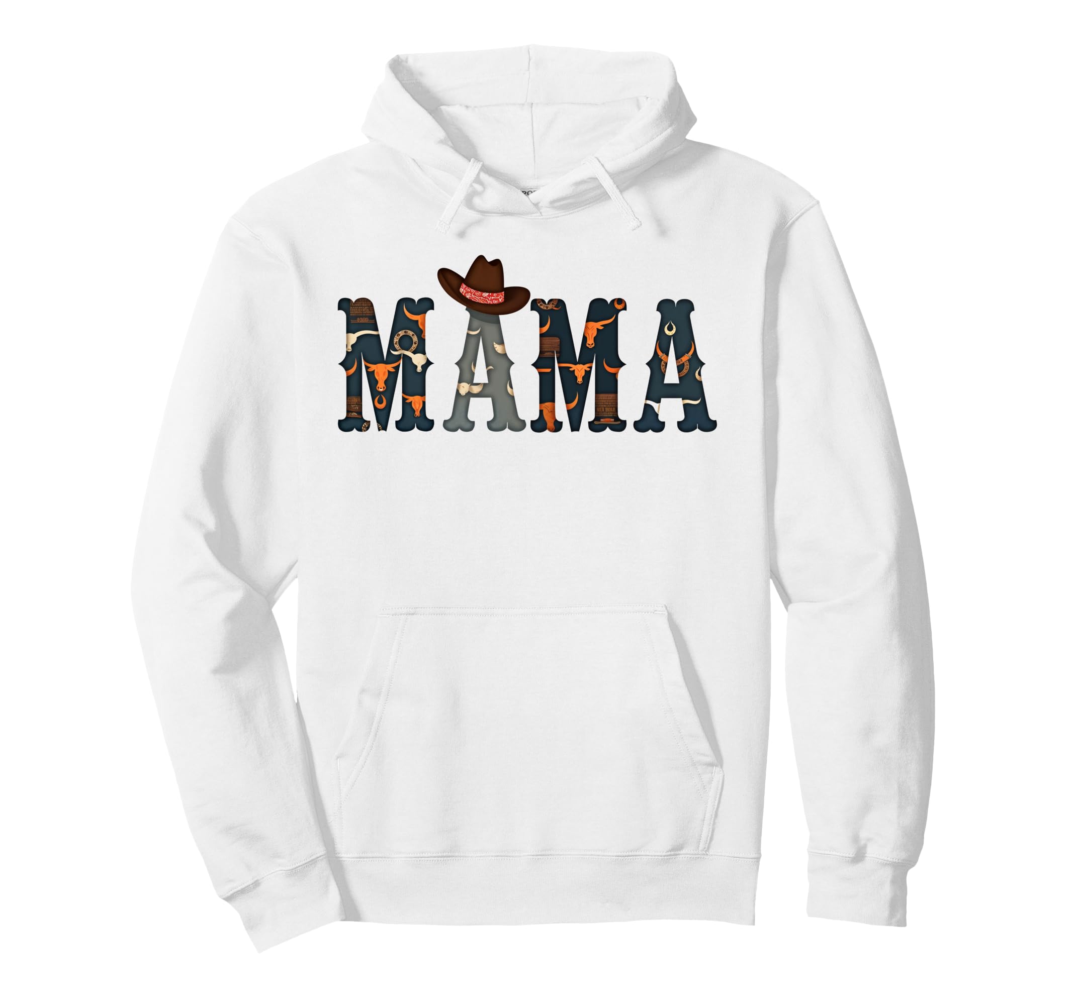 Mama Western Rodeo Birthday Mom And Dad Hoodie - Novelty Apparel Men Women - T-Shirt, Sweatshirt, Hoodie