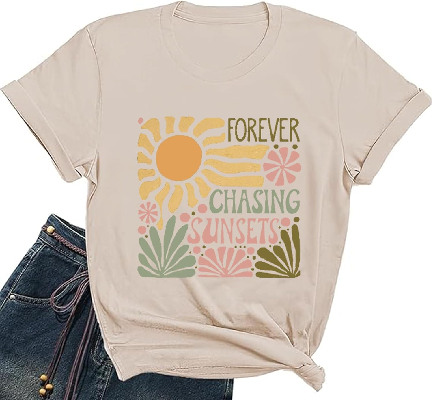 Vintage Letter Print for Women Forever Chasing - Adult & Kids T-Shirts, Sweatshirts & Hoodies apparel design preview 1