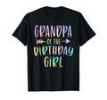 Grandpa Birthday Tie Dye Colorful Bday T-Shirt - Trendy Graphic Men Women - T-Shirt, Sweatshirt, Hoodie