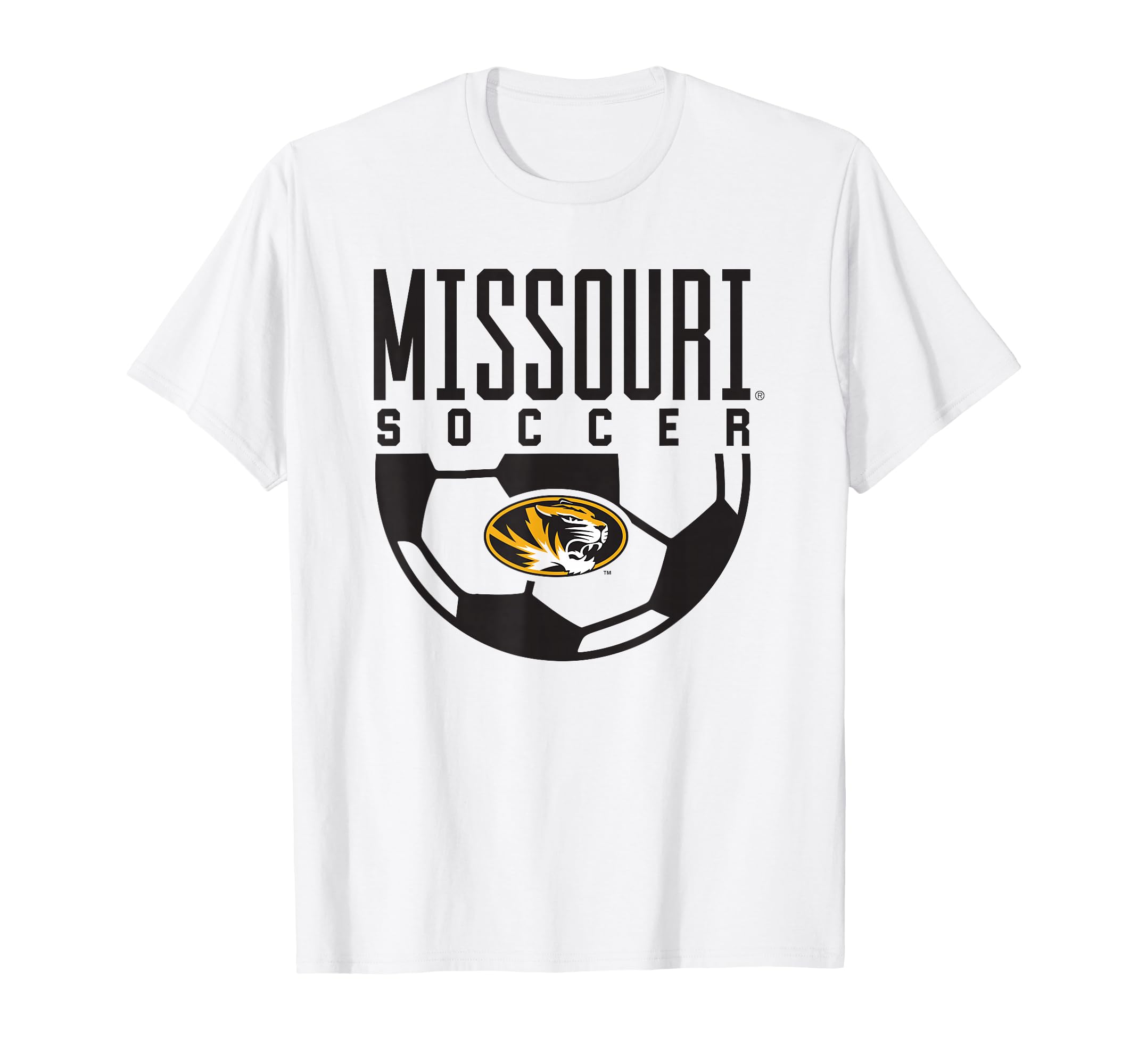 University Missouri Mizzou Tigers Soccer T-Shirt - Novelty Apparel Unisex - T-Shirt, Sweatshirt, Hoodie