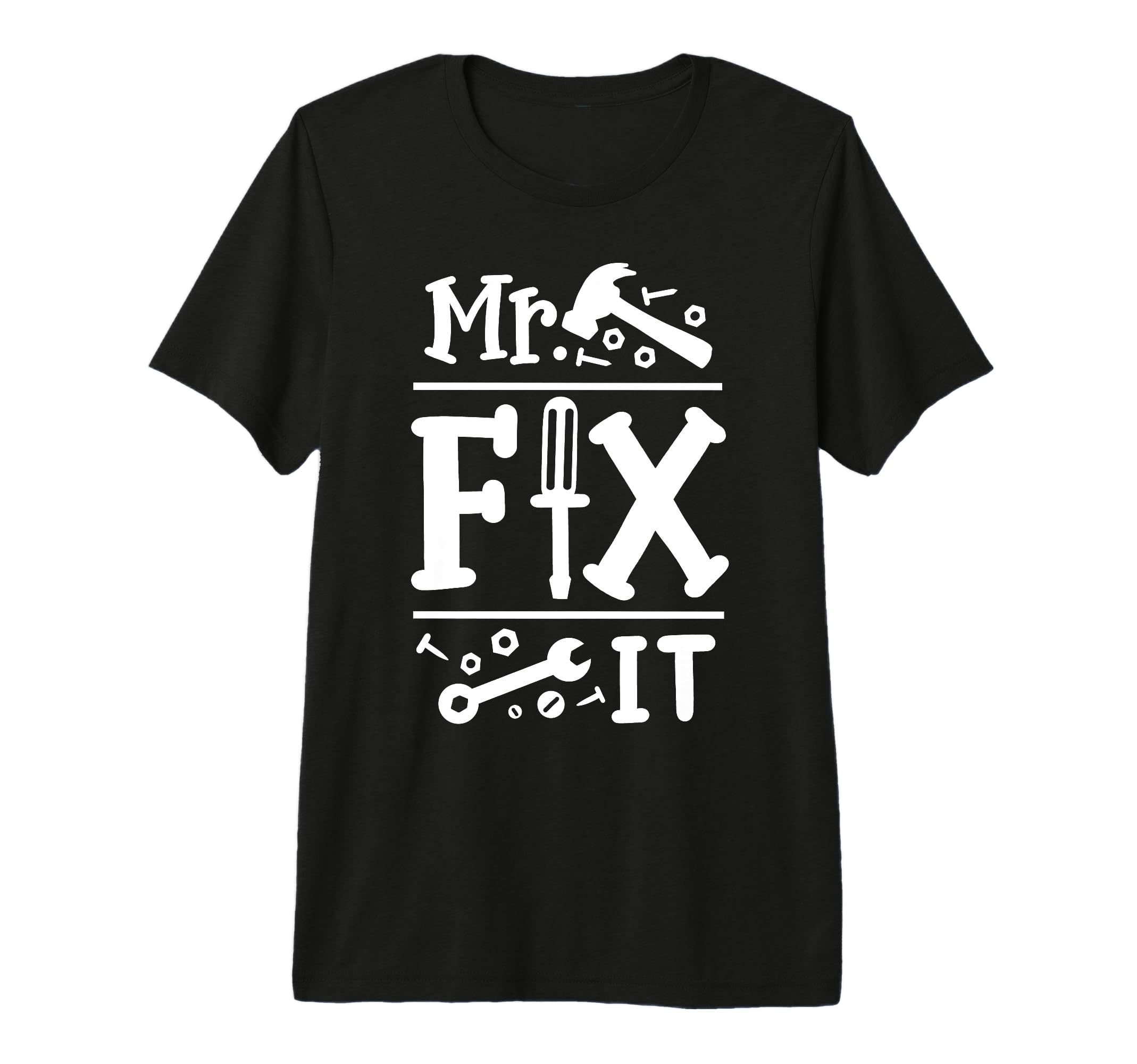 Mr Fix It Funny Fathers Day Daddy And Son T-Shirt - Unique Graphic Unisex - T-Shirt, Sweatshirt, Hoodie