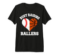 Busy Raising Ballers Baseball T-Shirt - Aesthetic Graphic Men Women - T-Shirt, Sweatshirt, Hoodie