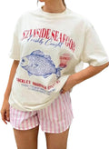Cute Strawberry Beach Oversized Graphic Women Short - Adult & Kids T-Shirts, Sweatshirts & Hoodies apparel design preview 1