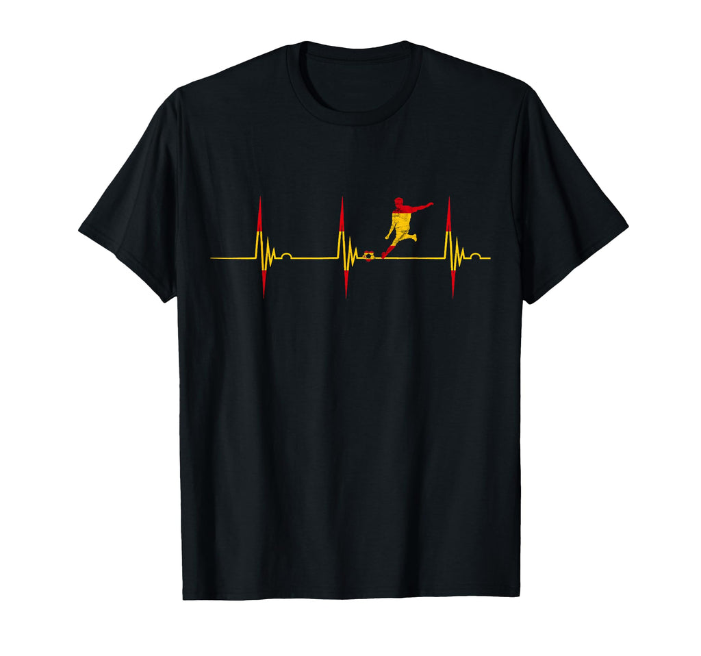 Spain Heartbeat Ekg Pulse Spanish T-Shirt - Custom Art Print Men Women - T-Shirt, Sweatshirt, Hoodie