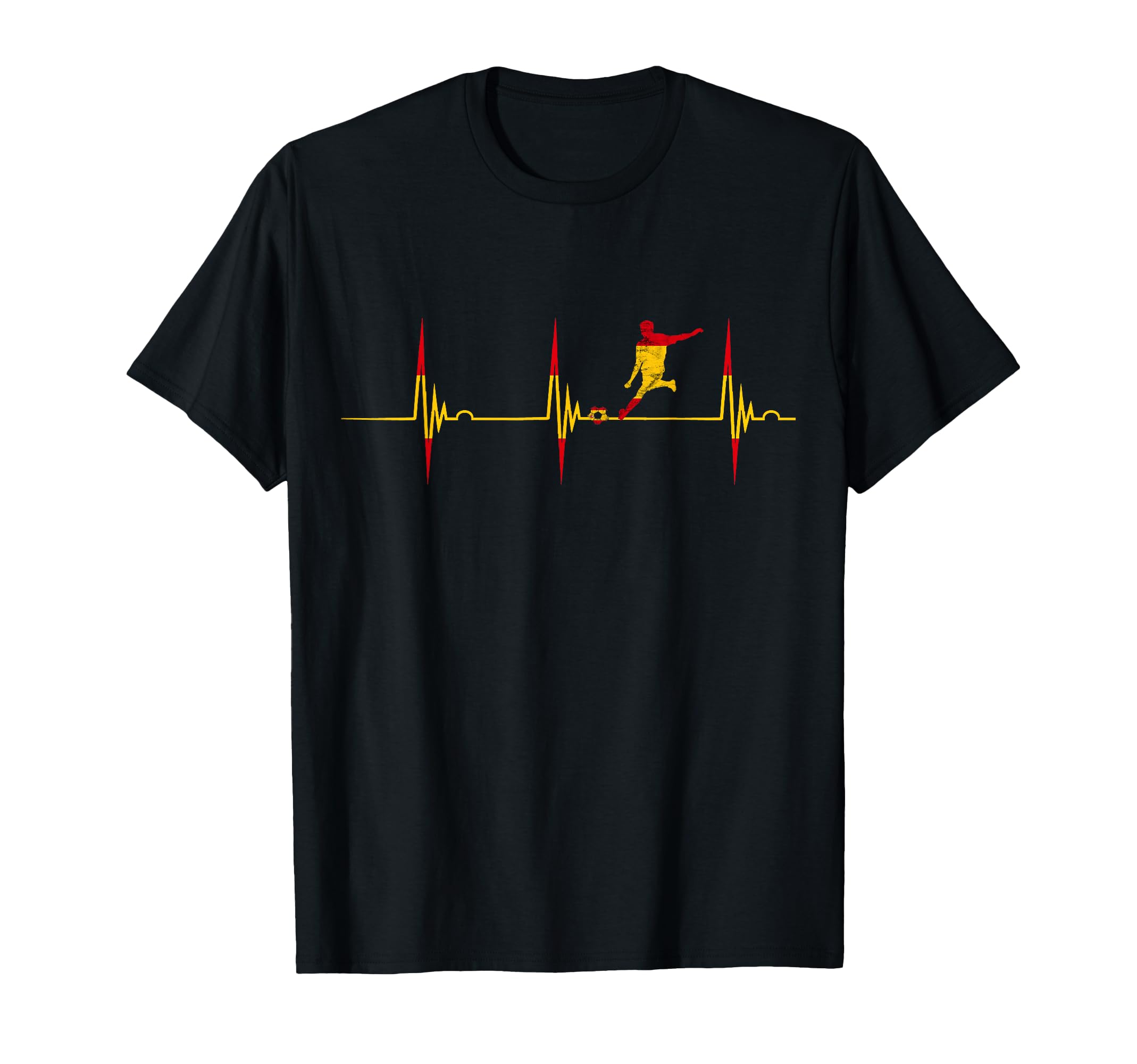 Spain Heartbeat Ekg Pulse Spanish T-Shirt - Custom Art Print Men Women - T-Shirt, Sweatshirt, Hoodie
