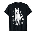Dog White Siberian Husky T-Shirt - Fun Novelty Design Unisex - T-Shirt, Sweatshirt, Hoodie