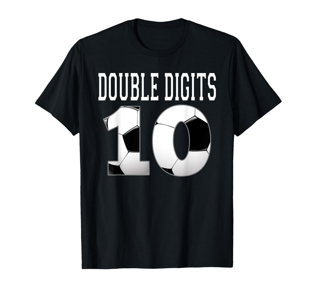 Ten Birthday Double Digits 10Th Birthday T-Shirt - Minimalist Print Unisex - T-Shirt, Sweatshirt, Hoodie