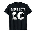 Ten Birthday Double Digits 10Th Birthday T-Shirt - Minimalist Print Unisex - T-Shirt, Sweatshirt, Hoodie