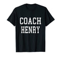 Coach Henry Custom Football Soccer T-Shirt - Novelty Apparel Unisex - T-Shirt, Sweatshirt, Hoodie