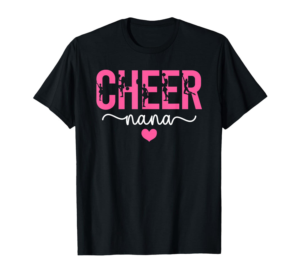 Cheer Nana Cheerleading Nana Cheerleader T-Shirt - Unique Graphic Unisex - T-Shirt, Sweatshirt, Hoodie