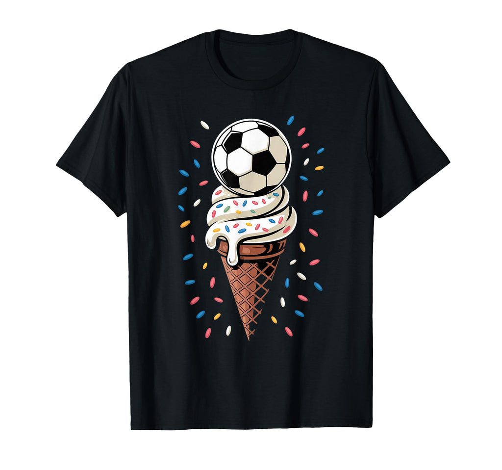 Soccer Ice Cream Drip Game Soccer Drip T-Shirt - Trendy Graphic Men Women - T-Shirt, Sweatshirt, Hoodie