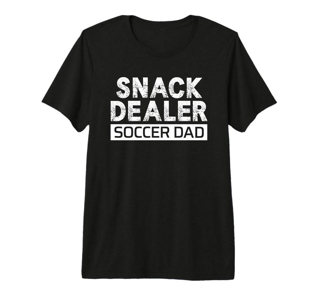 Mens Snack Dealer Soccer Dad Funny Tri T-Shirt - Graphic Print for Adults - T-Shirt, Sweatshirt, Hoodie